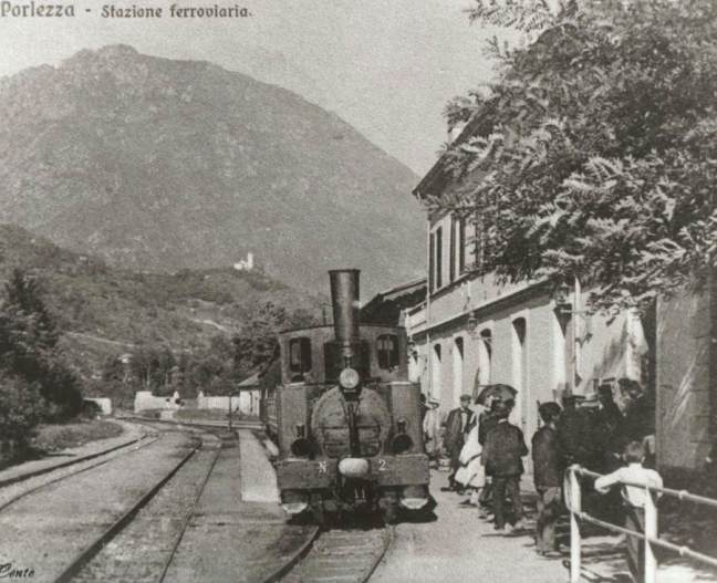 Porlezza Station 1920 – loco no.2  “Giovanni Batiste Pioda”